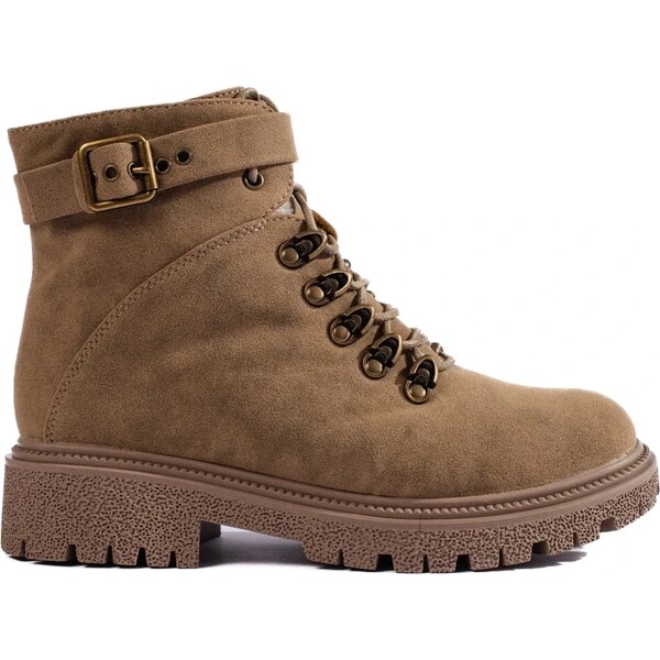 GOODIN Semišové traperské topánky pre ženy Shelvt 50633231