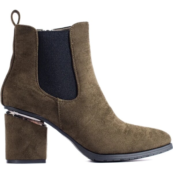 VINCEZA Dark green suede boots on Vincez post 50623788