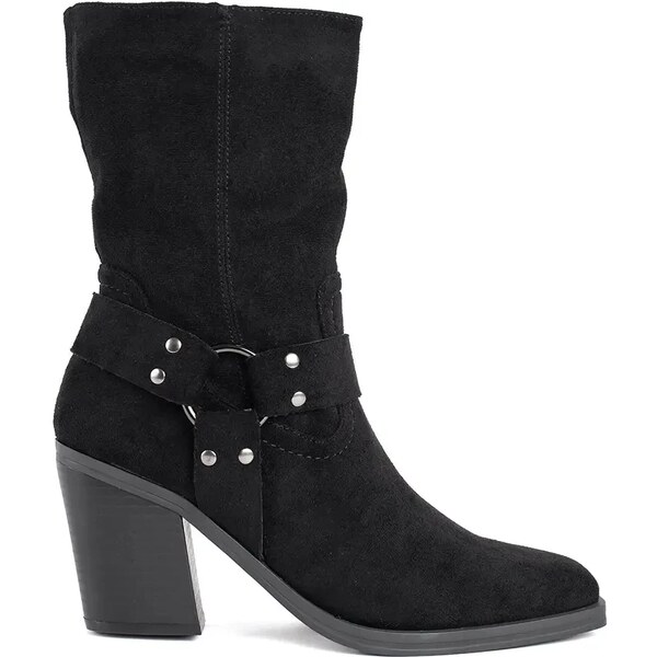 SEASTAR Suede black stiletto ankle boots 57614571