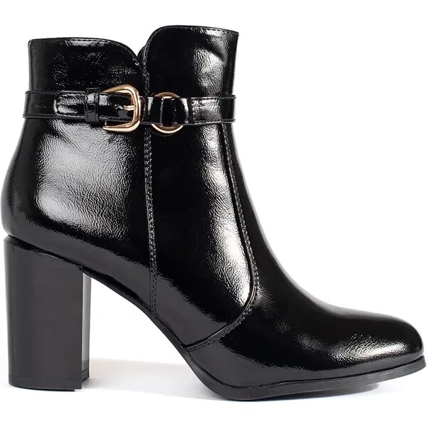 Black patent heeled boots by Sergio Leone 64667233