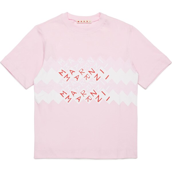 Marni Tričko pastelovo ružová / červená / biela 63159999