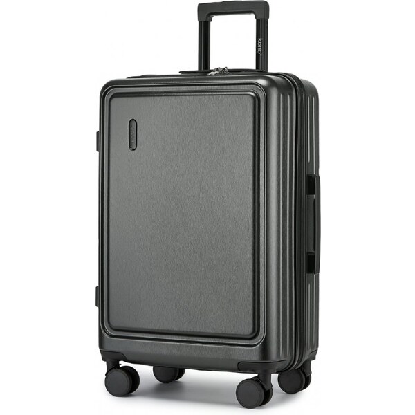 KONO Cestovný kufor, premium travel, stredný, šedý 62766497