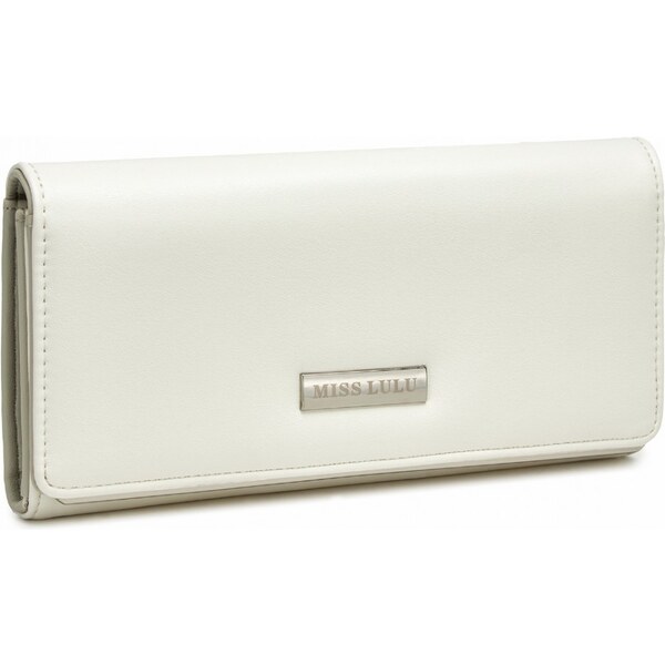 Miss Lulu Peňaženka - elegantná a nadčasová, biela 62766763