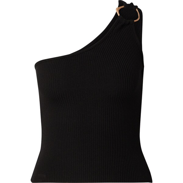AMI ALY Vyšívaný top čierna 63164359