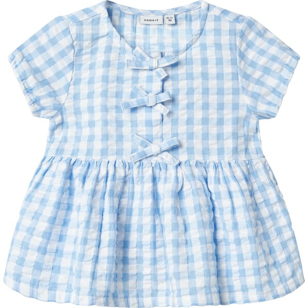 NAME IT Blúzka NMFFISINA svetlomodrá / biela 62772139