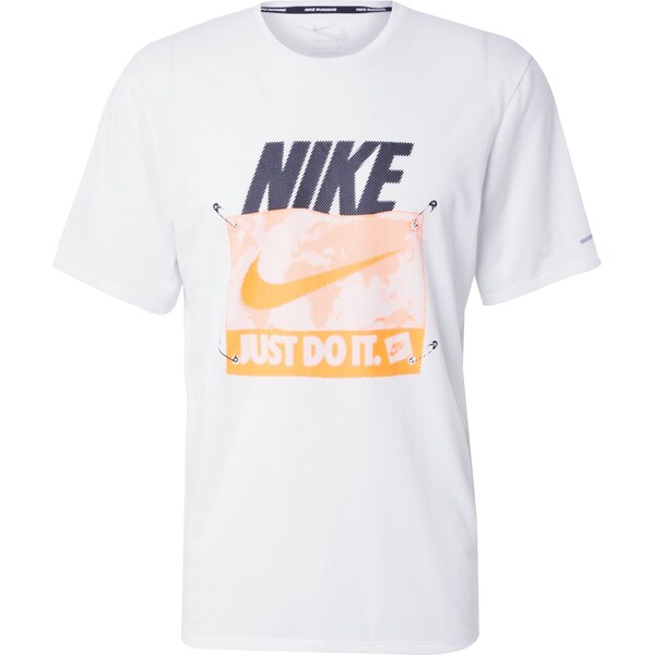 NIKE Funkčné tričko ENERGY svetlooranžová / čierna / biela 62880278
