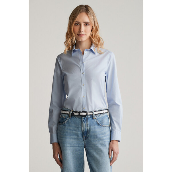KOŠEĽA GANT SLIM POPLIN SOLID SHIRT LIGHT BLUE 64936740
