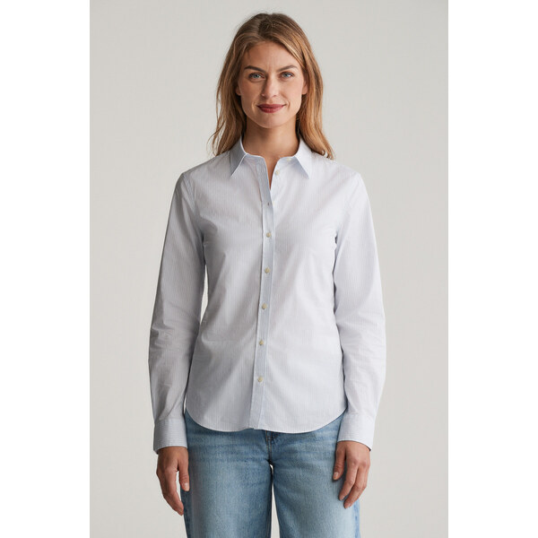 KOŠEĽA GANT SLIM STRIPED POPLIN SHIRT LIGHT BLUE 64936742