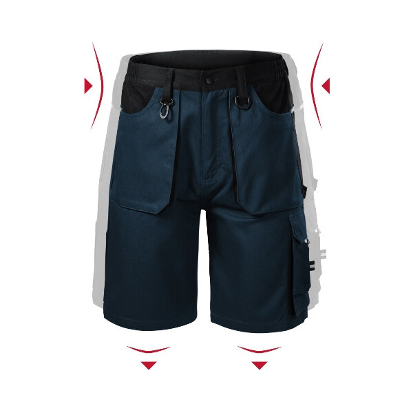 MALFINI, a.s. Woody pánske pracovné šortky námornícka modrá 62769668