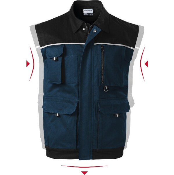 MALFINI, a.s. Woody pánska pracovná vesta námornícka modrá 66083886