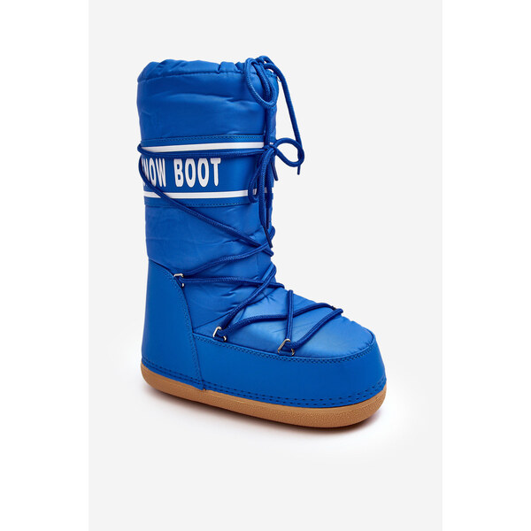 SWEET SHOES Dámske vysoké snehové topánky modré - Venila 62770044