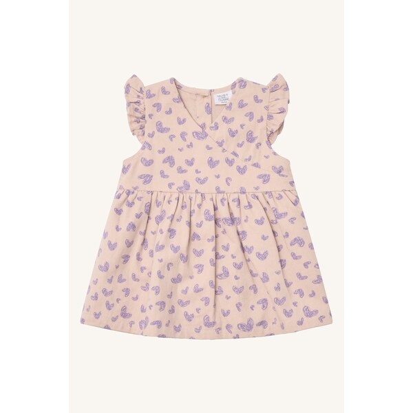 Hust & Claire Šaty Katinka krémová / tmavofialová 63161778