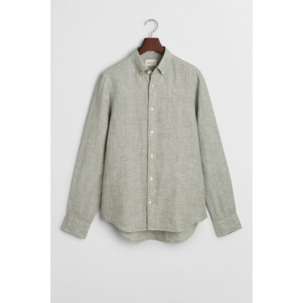KOŠEĽA GANT SLIM LINEN SHIRT KALAMATA GREEN 62772583