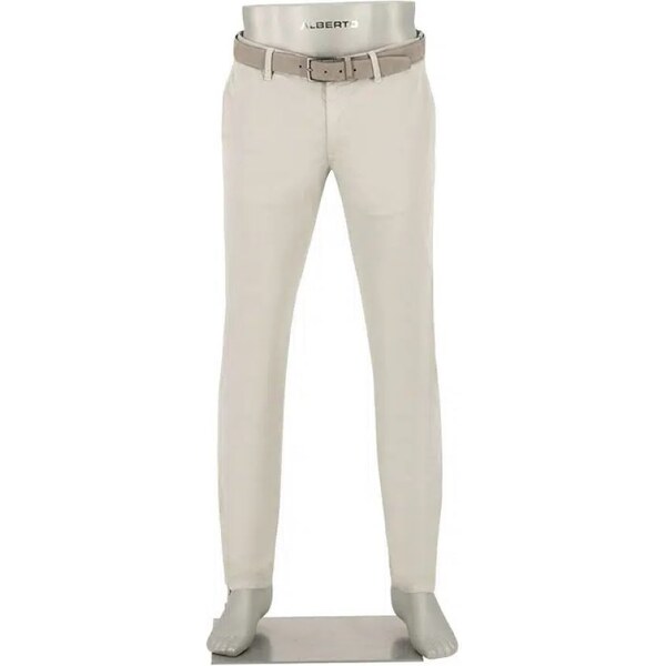 Pánske sivé ultraľahké chino nohavice ALBERTO regular fit 62777723