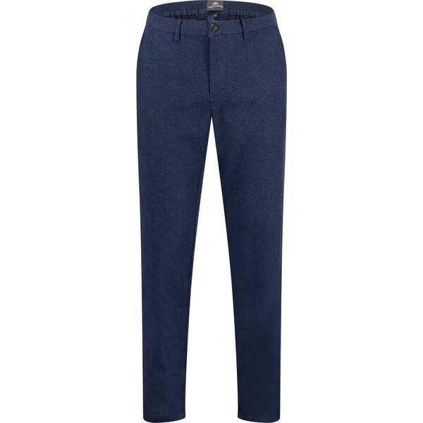 Pánske modré nohavice bavlna-ľan FYNCH-HATTON casual fit 62777732