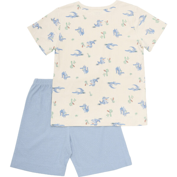 Celavi Bambusové letné pyžamo Dusty Blue 62787208