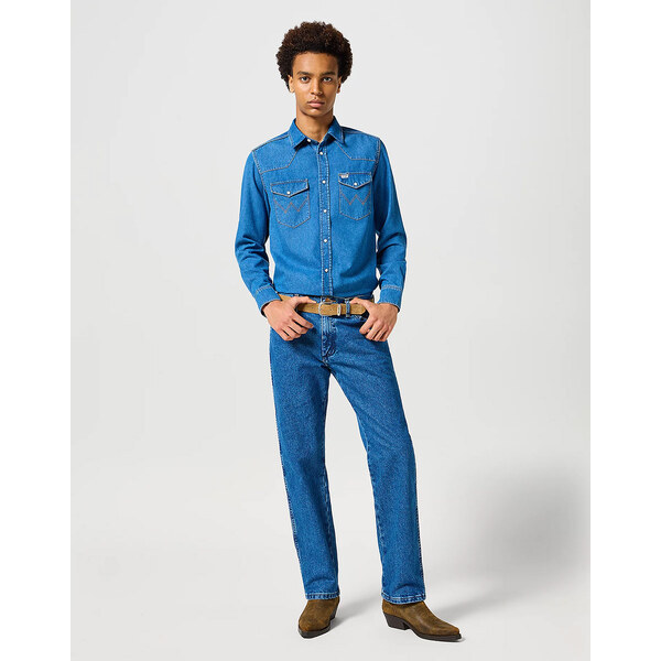 Pánske džínsy WRANGLER 13MWZ STONEWASHED 112358496 62791121