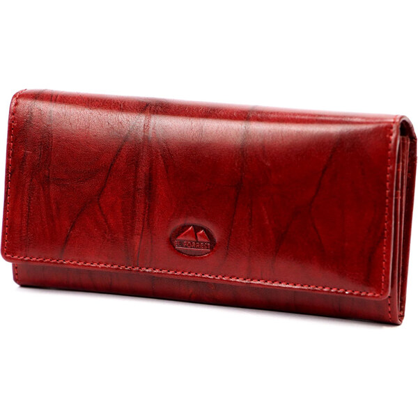 Dámska kožená peňaženka EL FORREST červená KZ56807 62796540