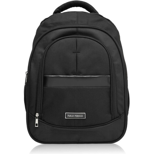 Paolo Peruzzi Pánsky batoh na notebook | čierna T-120-BL 62797509