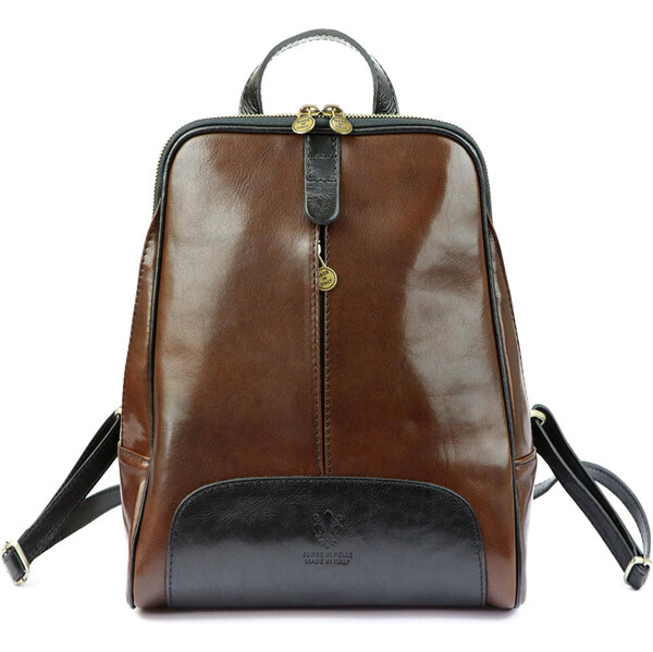 Kožený batoh Florence hnedý (KZ37388) 10l 62797584