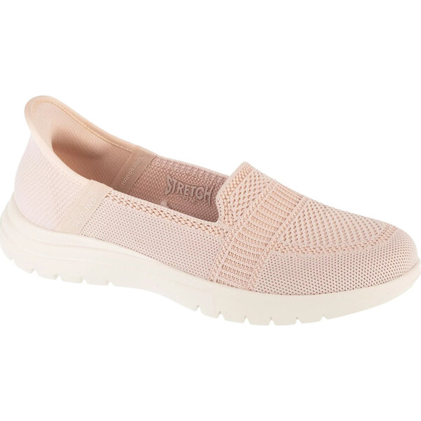 Svetlobéžové dámske nazúvacie tenisky Skechers Slip-Ins On The Go Flex 62797749