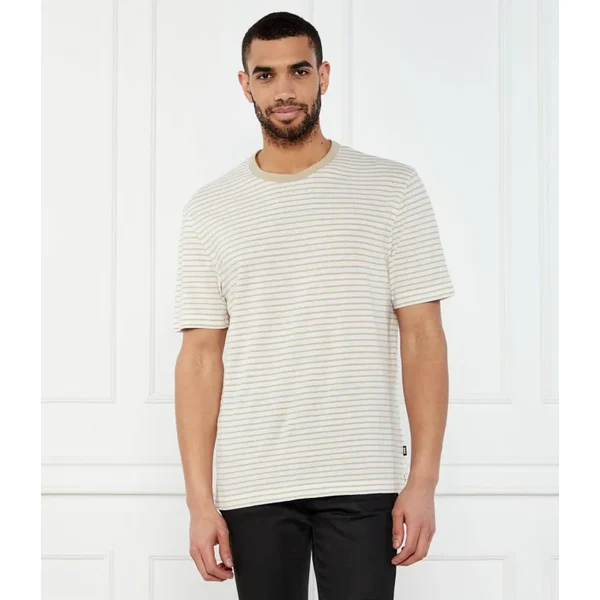 BOSS BLACK Tričko H-Taut 28 | Regular Fit | s prímesou ľanu 62798348