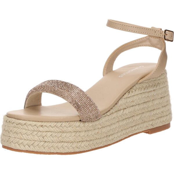 GLAMOROUS Sandále béžová / zlatá 63160108