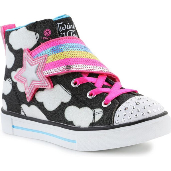 Skechers Twinkle Toes: Twinkle Sparks - Shooting Star Jr 314775L-BKMT 62801866