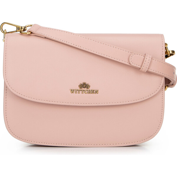 Wittchen Dámska crossbody z prírodnej kože ružová 100-4E-214-P 66066530
