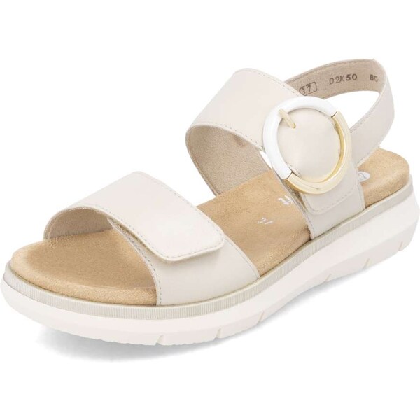 RIEKER Dámske sandále REMONTE D2K50-80 béžová S6 67163721