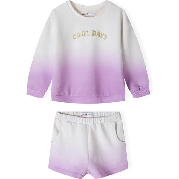 MINOTI Joggingová súprava zlatá / levanduľová / pastelovo fialová 63145832