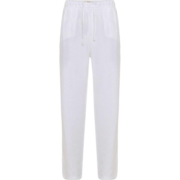 Antioch Plisované nohavice prírodná biela 65874657