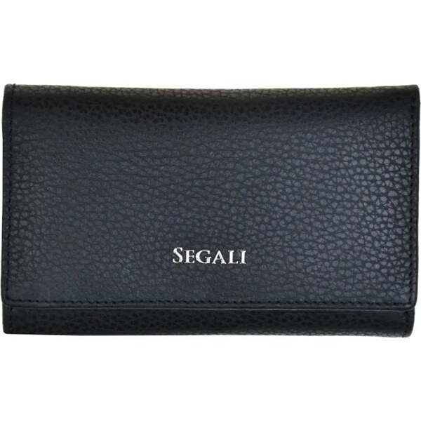 SEGALI Dámska kožená peňaženka SG-27074 čierna 46835426