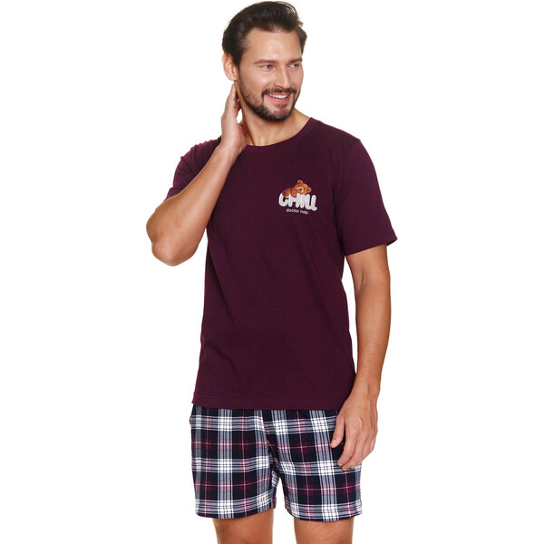 Doctornap Pánske pyžamo 7201 wine 62842561