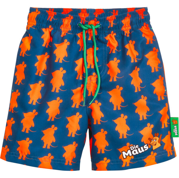 PLAYSHOES Plavecké šortky Pirat námornícka modrá / oranžová 62847551