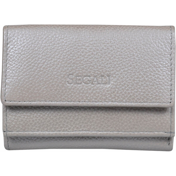 SEGALI Dámska kožená peňaženka 1756 silver 66586213