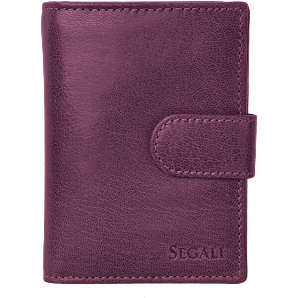 SEGALI Dámska kožená peňaženka 7319 fuchsia 66593054