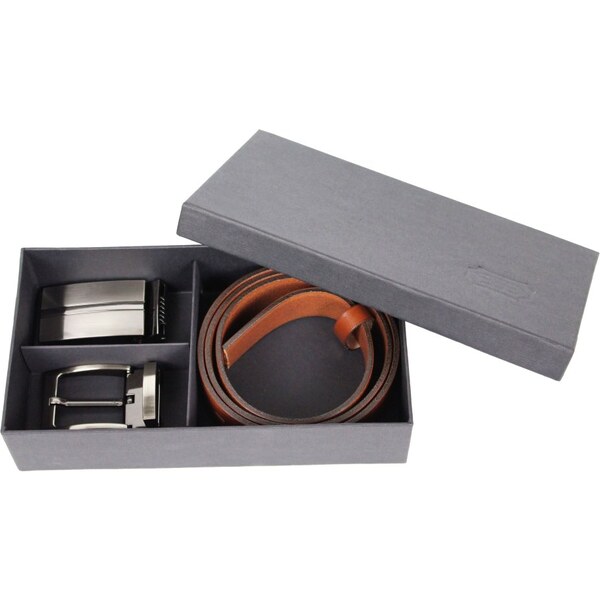 Penny Belts Pánsky darčekový set opasku hnedý 3 48179937