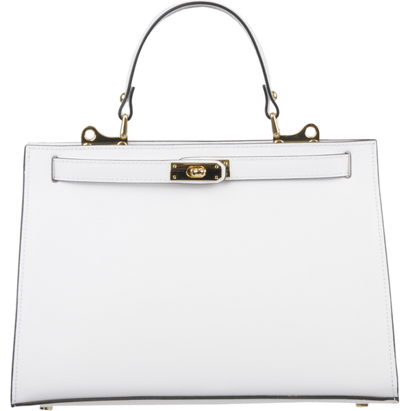 Biela kožená talianska kabelka Anita Grande Bianca NovaKabelka.sk 62856052