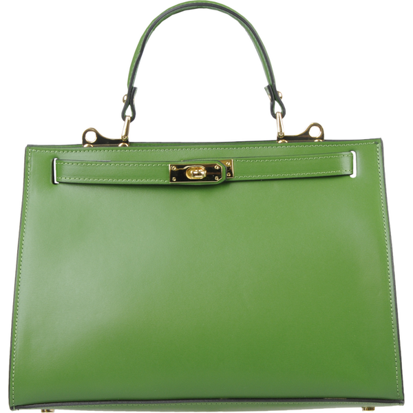 Zelená kožená talianska kabelka Anita Grande Verde NovaKabelka.sk 62856054