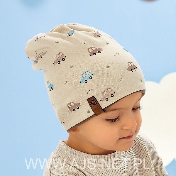 Obojstranná chlapčenská čiapka AJS 50-076 62987905