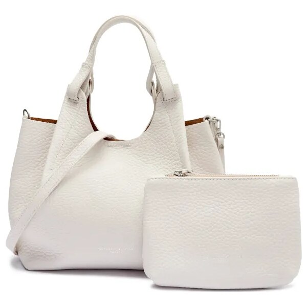 GIANNI CHIARINI Kožená kabelka na rameno + príručná taštička Dua 60557766