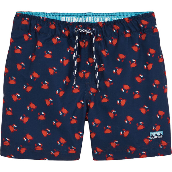 WE Fashion Plavecké šortky tmavomodrá / červená 62936922