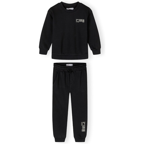 MINOTI Joggingová súprava čierna / biela 63165292