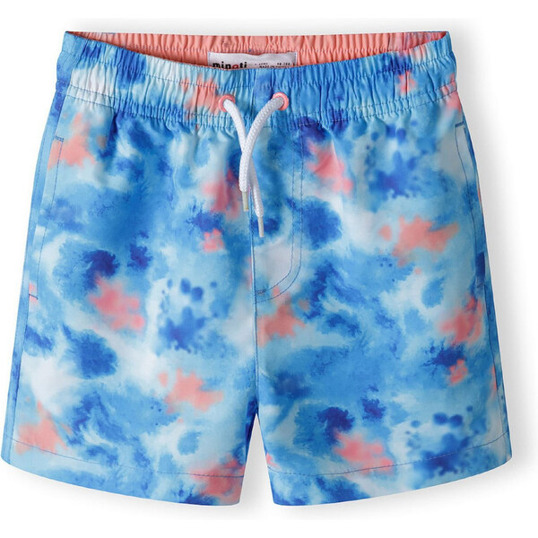 MINOTI Plavecké šortky modrá / oranžová / biela 62863755