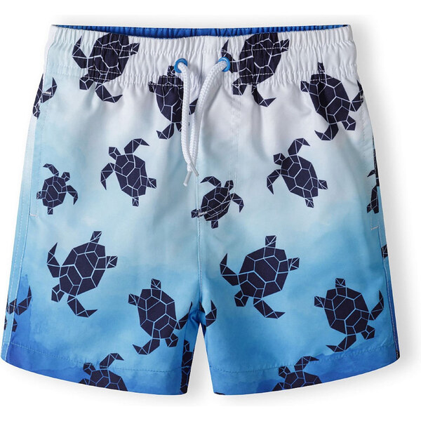 MINOTI Plavecké šortky modrá melírovaná / čierna melírovaná 62863819