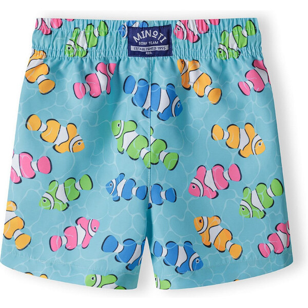 MINOTI Plavecké šortky tyrkysová / zmiešané farby 62863808
