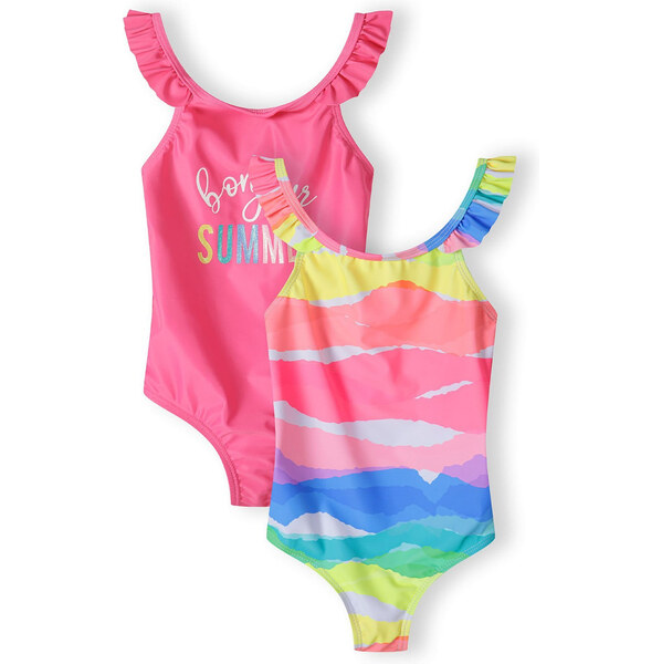 MINOTI Jednodielne plavky zmiešané farby / ružová 62863837