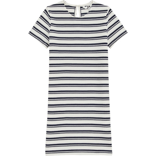 WE Fashion Šaty námornícka modrá / šedobiela 63157612