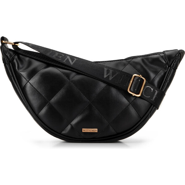 Wittchen Crossbody kabelka z imitácie kože s geometrickým prešívaním 66066544